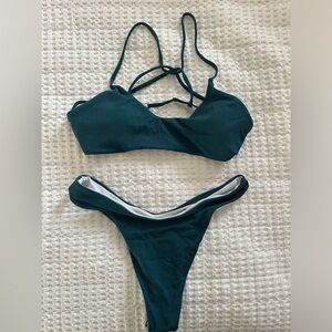 SHEIN Teal Bikini Set